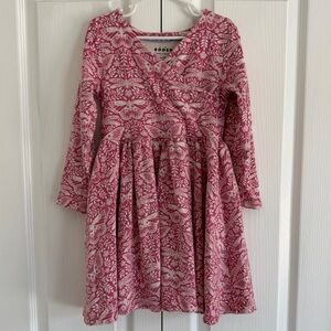 Mini Boden Pink Butterfly Dress 6-7y
